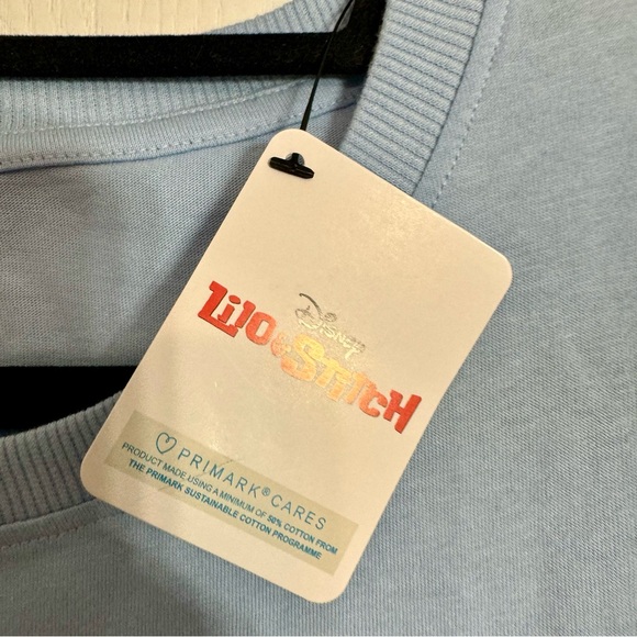 NWT. Disney Primark Stitch blue shortsleeved tee. Sizes: 2X, XL - Picture 7 of 12